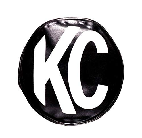 KC HiLiTES 5100 6 Inch Round Light Covers Set of 2 Black Soft Vinyl Protection KC HiLiTES 5100 6 Inch Round Light Covers Set of 2 Black Soft Vinyl Protection