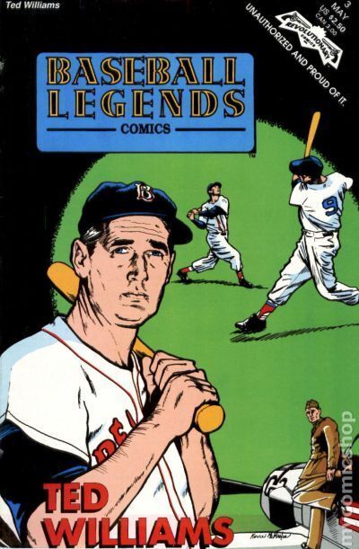 Baseball Legends Comics #3 VF 8.0 1992 Stock Image