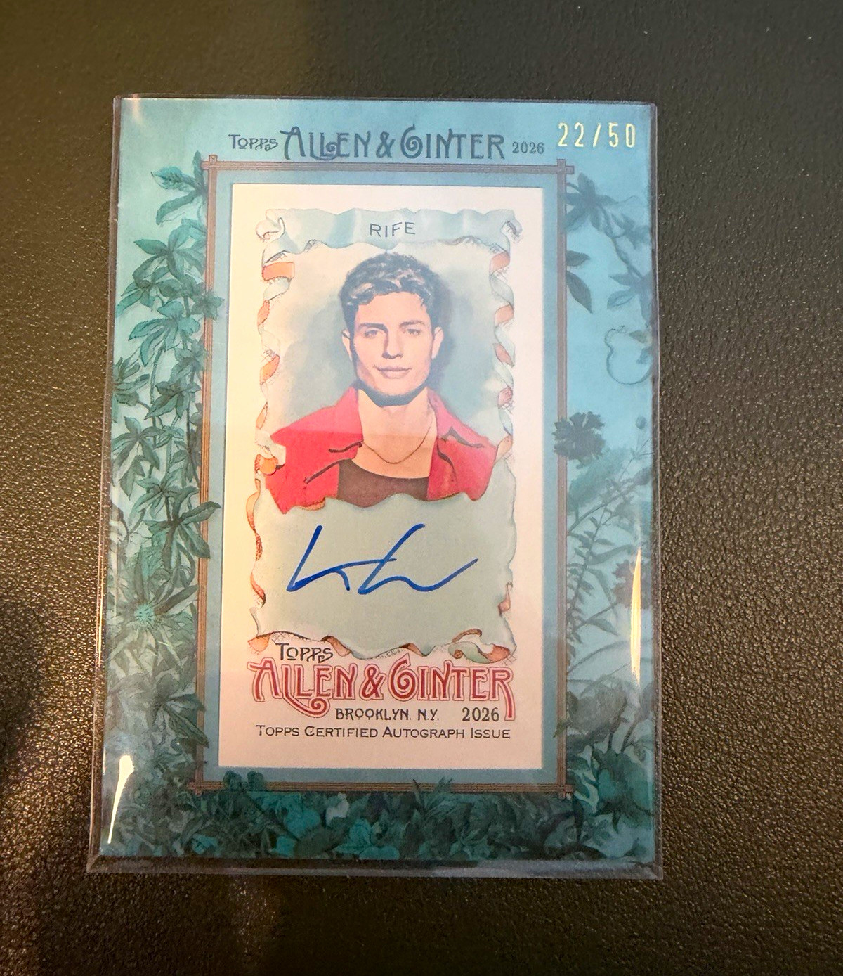 2026 Topps Allen Ginter Matt Rife Auto /50 #22/50
