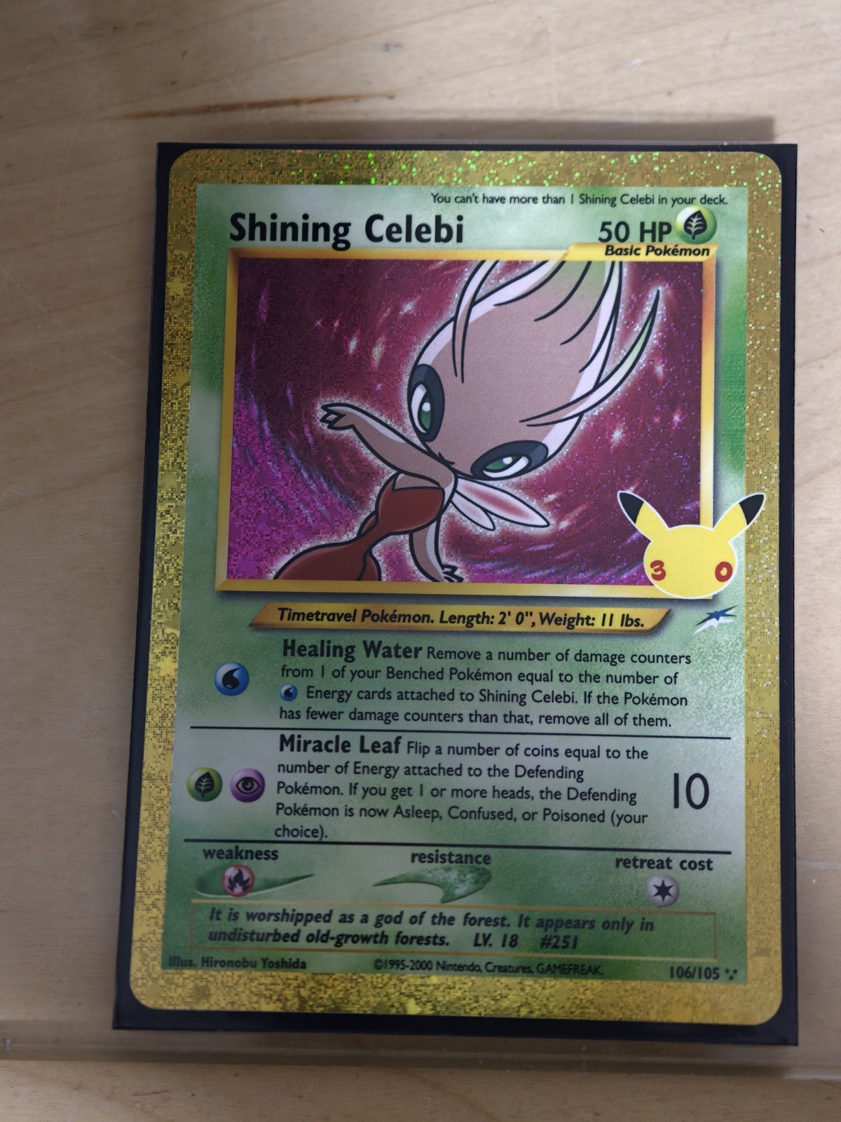 Shining Celebi 106/105 Me: 30th Celebration Ex-01 Booster: Classic Collection... Shining Celebi 106/105 Me: 30th Celebration Ex-01 Booster: Classic Collection...