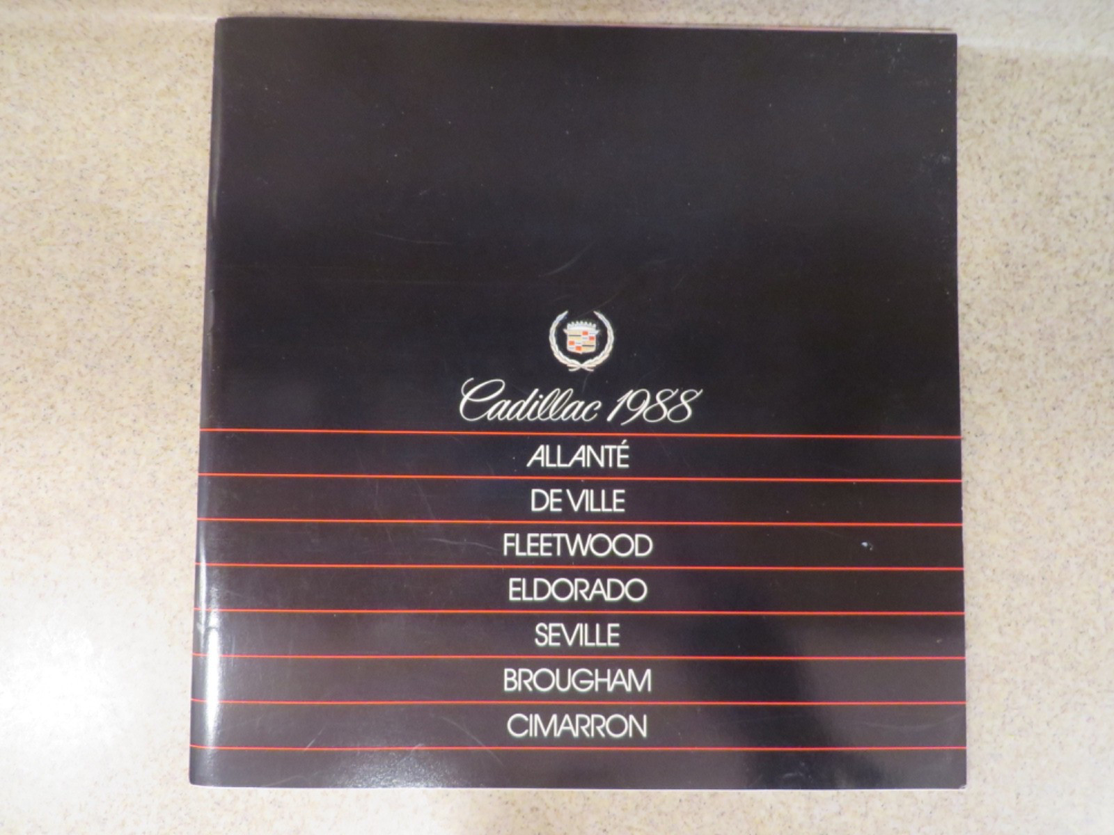 ORIGINAL 1988 CADILLAC FULL LINE 72 PAGE SALES BROCHURE ORIGINAL 1988 CADILLAC FULL LINE 72 PAGE SALES BROCHURE