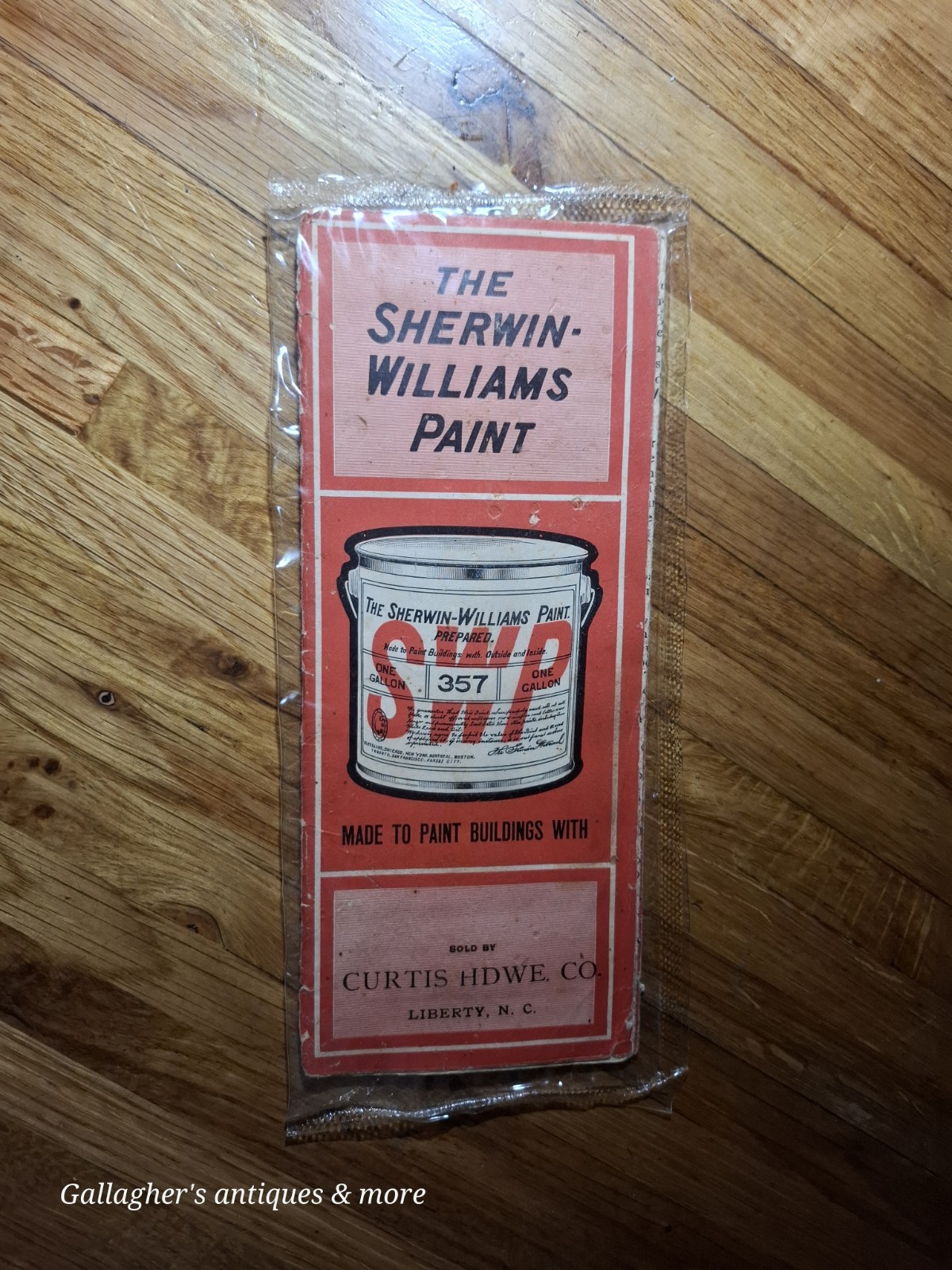 Very rare 1920s 30s Sherwin Williams Paint brochure Curtis Hardware Liberty NC Very rare 1920s 30s Sherwin Williams Paint brochure Curtis Hardware Liberty NC