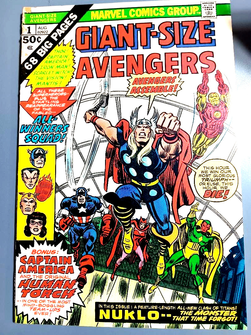 GIANT-SIZE AVENGERS #1 1974 GIANT-SIZE AVENGERS #1 1974
