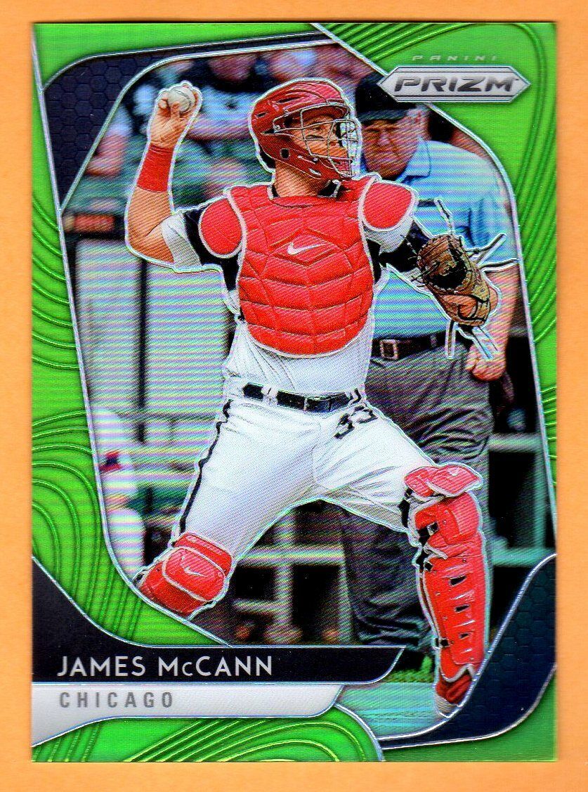 James McCann(Chicago White Sox)2020 Panini Prizm Green/Numbered 098 of 125
