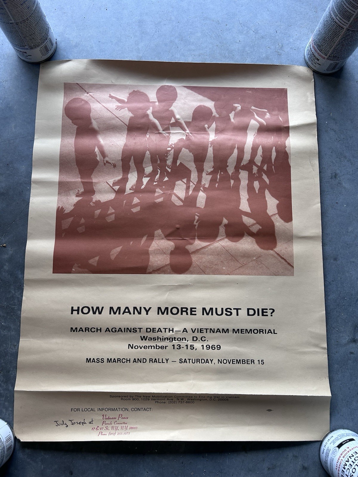 Vintage Vietnam Protest Poster RARE 1969 March Against Death Washington DC Vintage Vietnam Protest Poster RARE 1969 March Against Death Washington DC