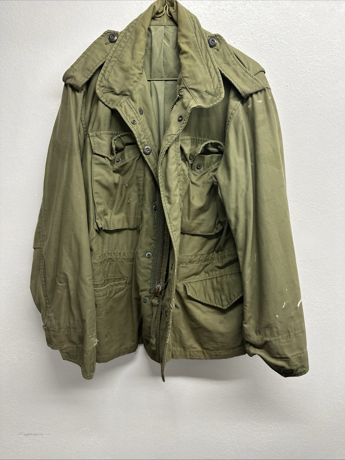 Vintage 1960s US ARMY M-65 Field Jacket 1st Model- Original Issue MR