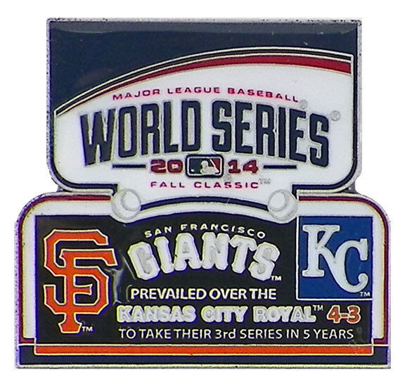 2014 World Series Commemorative Pin - Giants vs. Royals - Limited 1,000