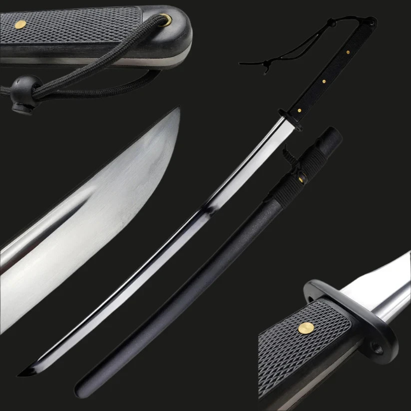 Musashi Silver Hand Forged Modern Tactical Japanese Samurai Katana Sword Musashi Silver Hand Forged Modern Tactical Japanese Samurai Katana Sword