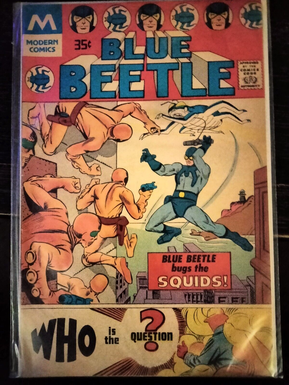 Blue Beetle #1 Reprint, 1977, Modern Comics, (Original was 1967, by Charlton)