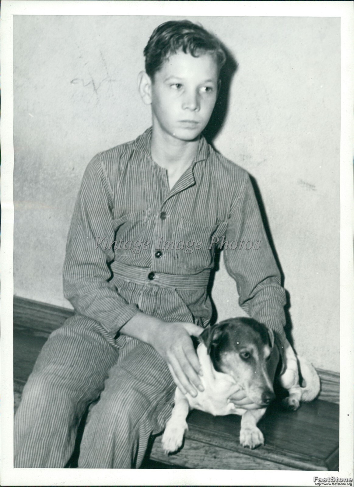 1941 Kenneth Wallace & Dog Duke Trailed Love To K C M O With Gun Crime Photo 6x8