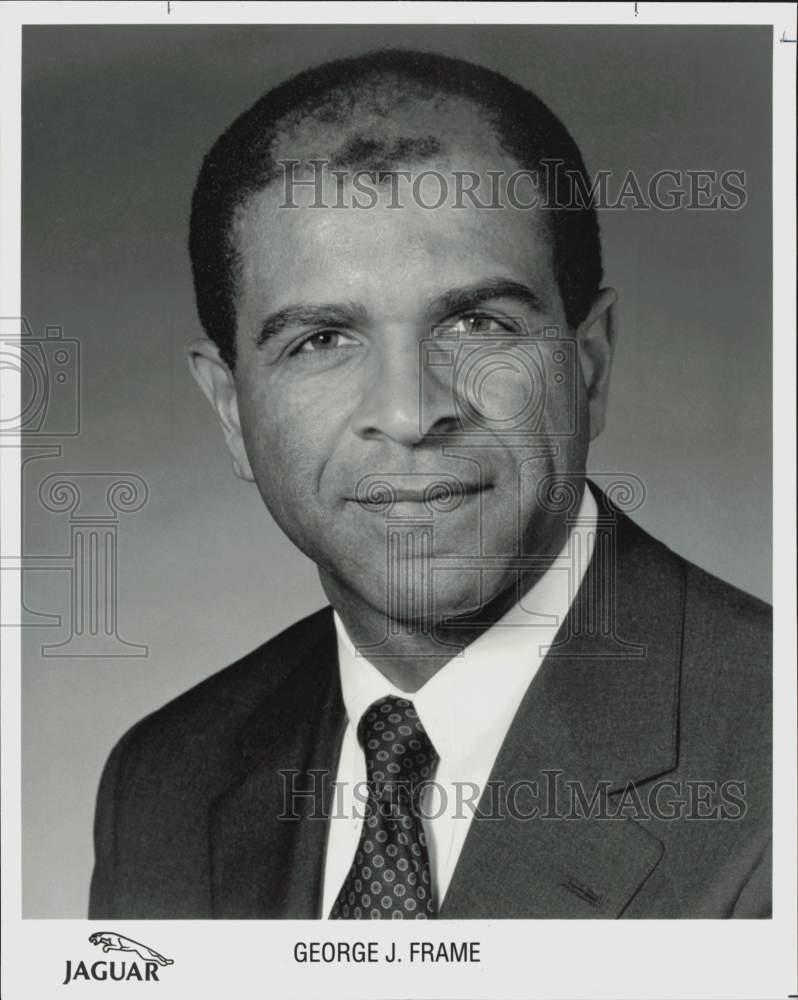 1991 Press Photo George J. Frame, Jaguar Executive - lra26938