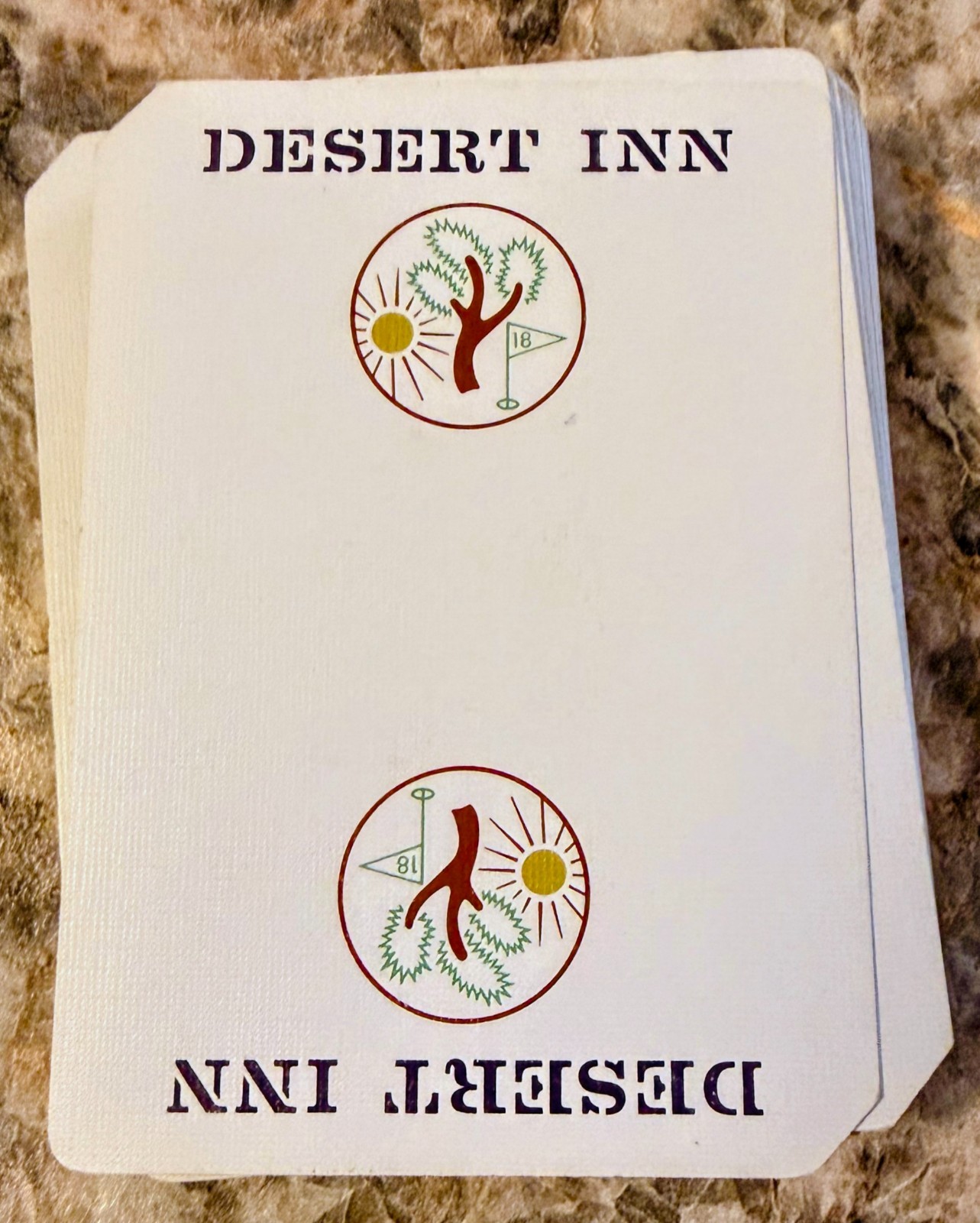 Orig.Vintage DESERT INN CASINO Non-Cancelled Playing Card Deck with Box Orig.Vintage DESERT INN CASINO Non-Cancelled Playing Card Deck with Box