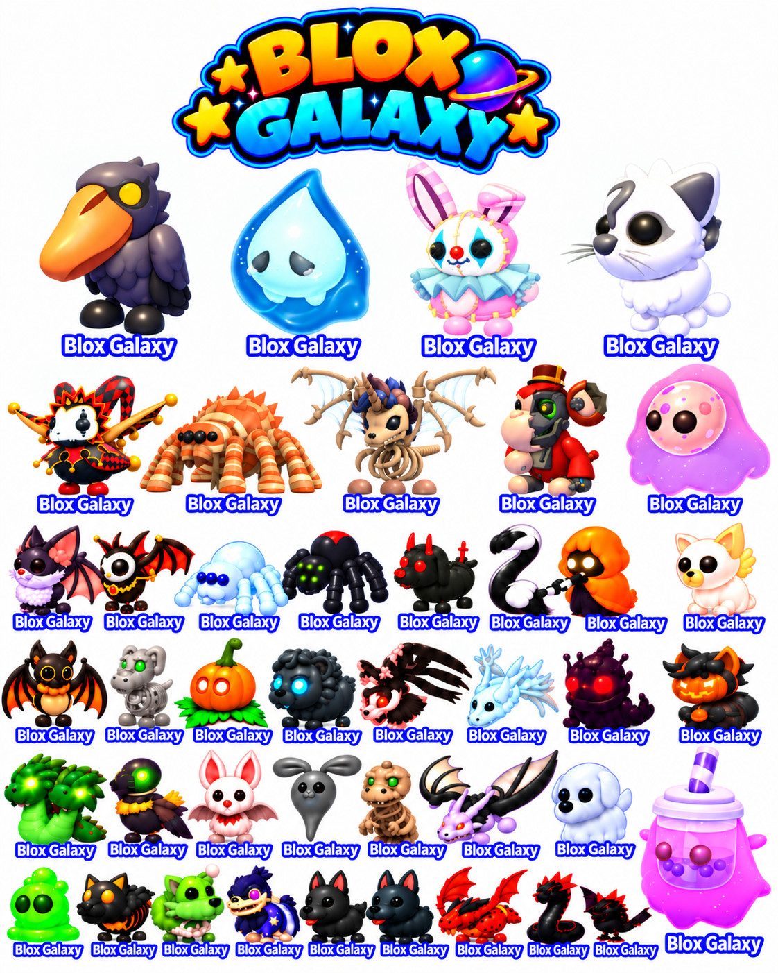 Halloween - Stitches - Boohoo - Jester Dragon - Adopt From Me Halloween - Stitches - Boohoo - Jester Dragon - Adopt From Me