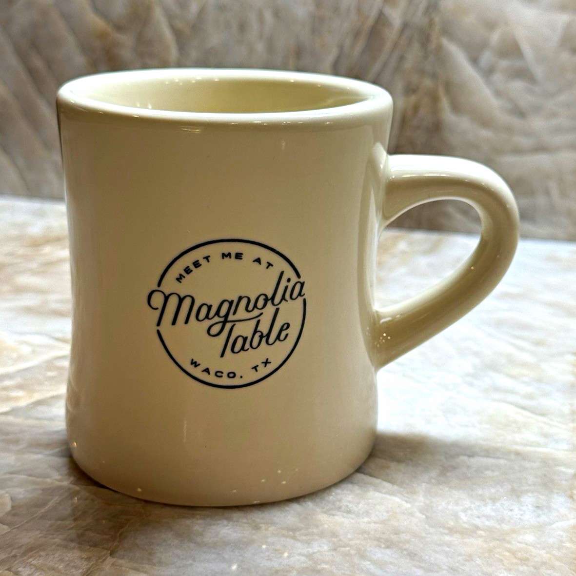 Magnolia Table Waco TX Coffee Mug Where Everyone Has a Seat at the Table Cream Magnolia Table Waco TX Coffee Mug Where Everyone Has a Seat at the Table Cream