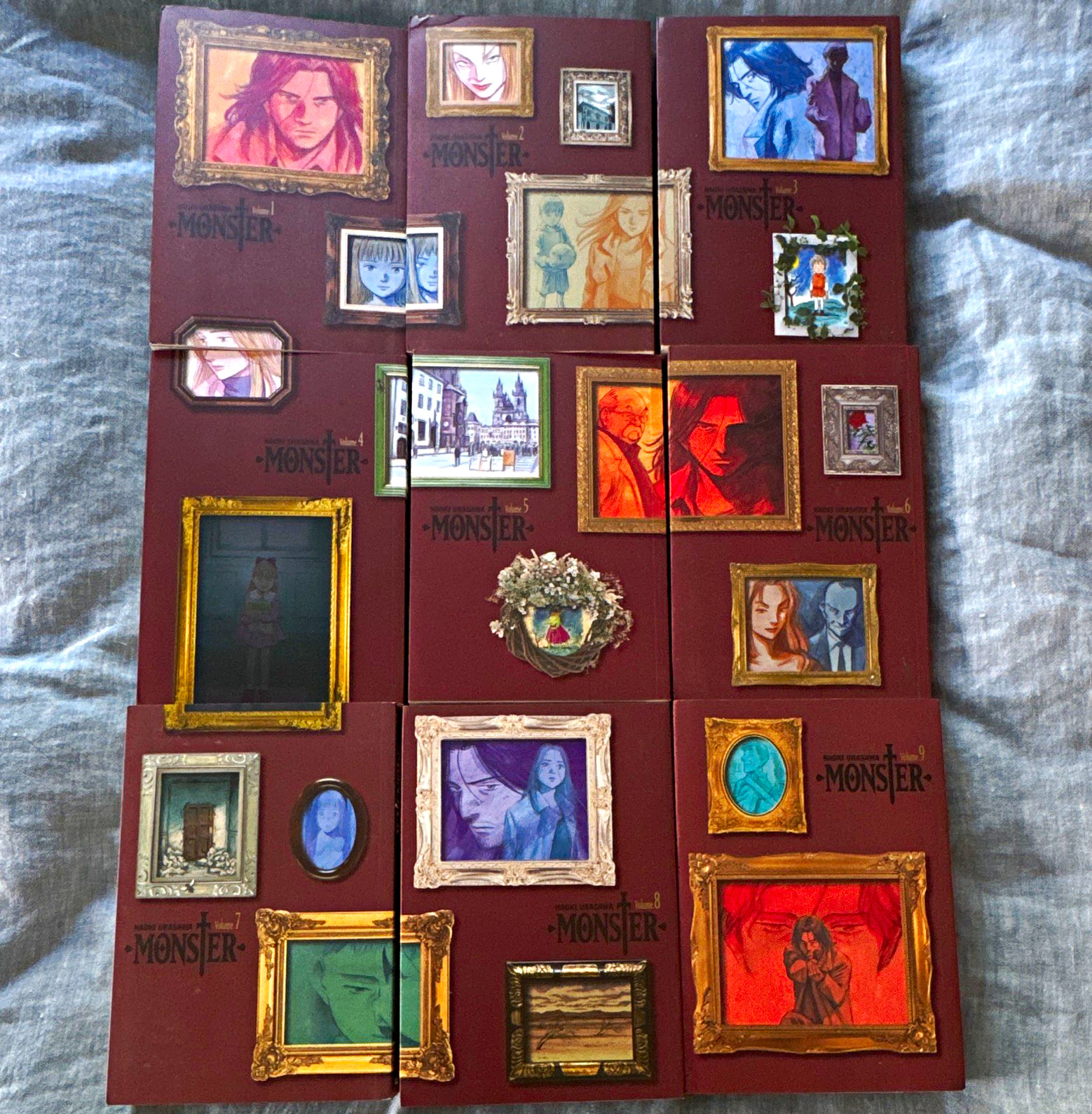 Naoki Urasawa Monster Manga Lot Deluxe Version Volumes 1-9 Naoki Urasawa Monster Manga Lot Deluxe Version Volumes 1-9