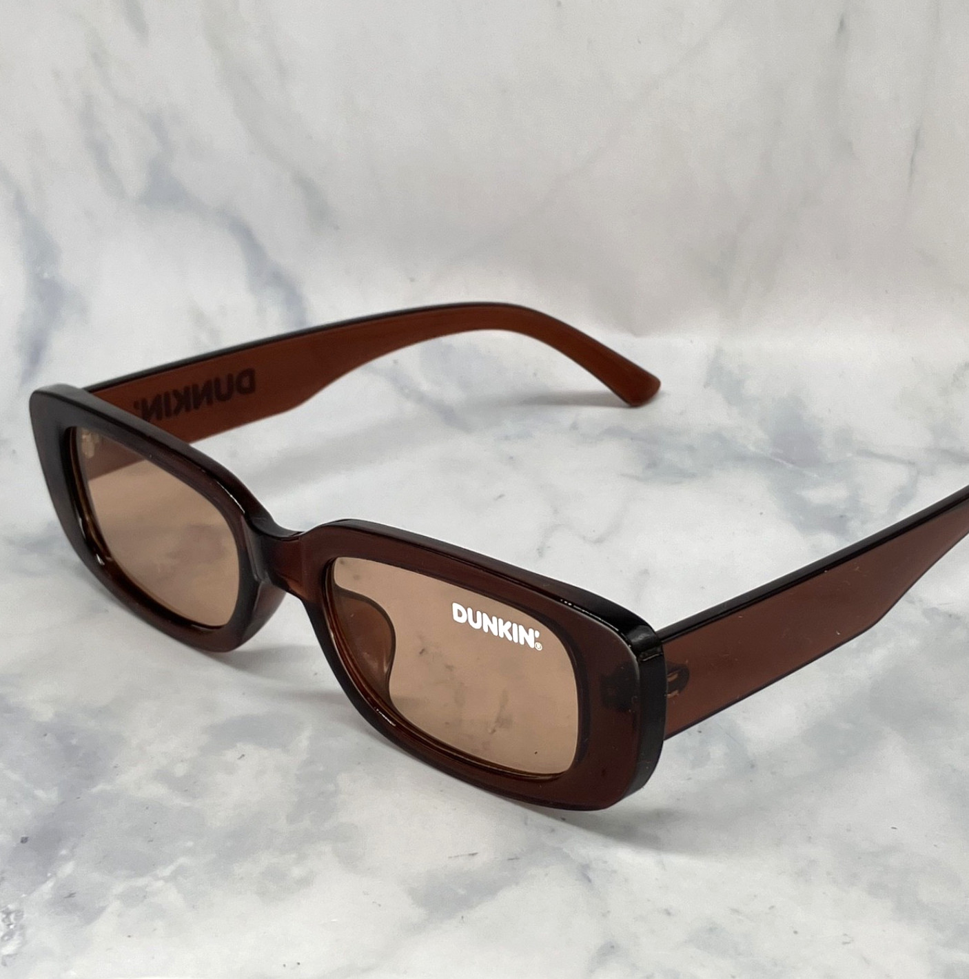 RARE NEW Dunkin BROWN Sunglasses Light Brown Tint Lenses **FREE GIFT W/PURCHASE* RARE NEW Dunkin BROWN Sunglasses Light Brown Tint Lenses **FREE GIFT W/PURCHASE*