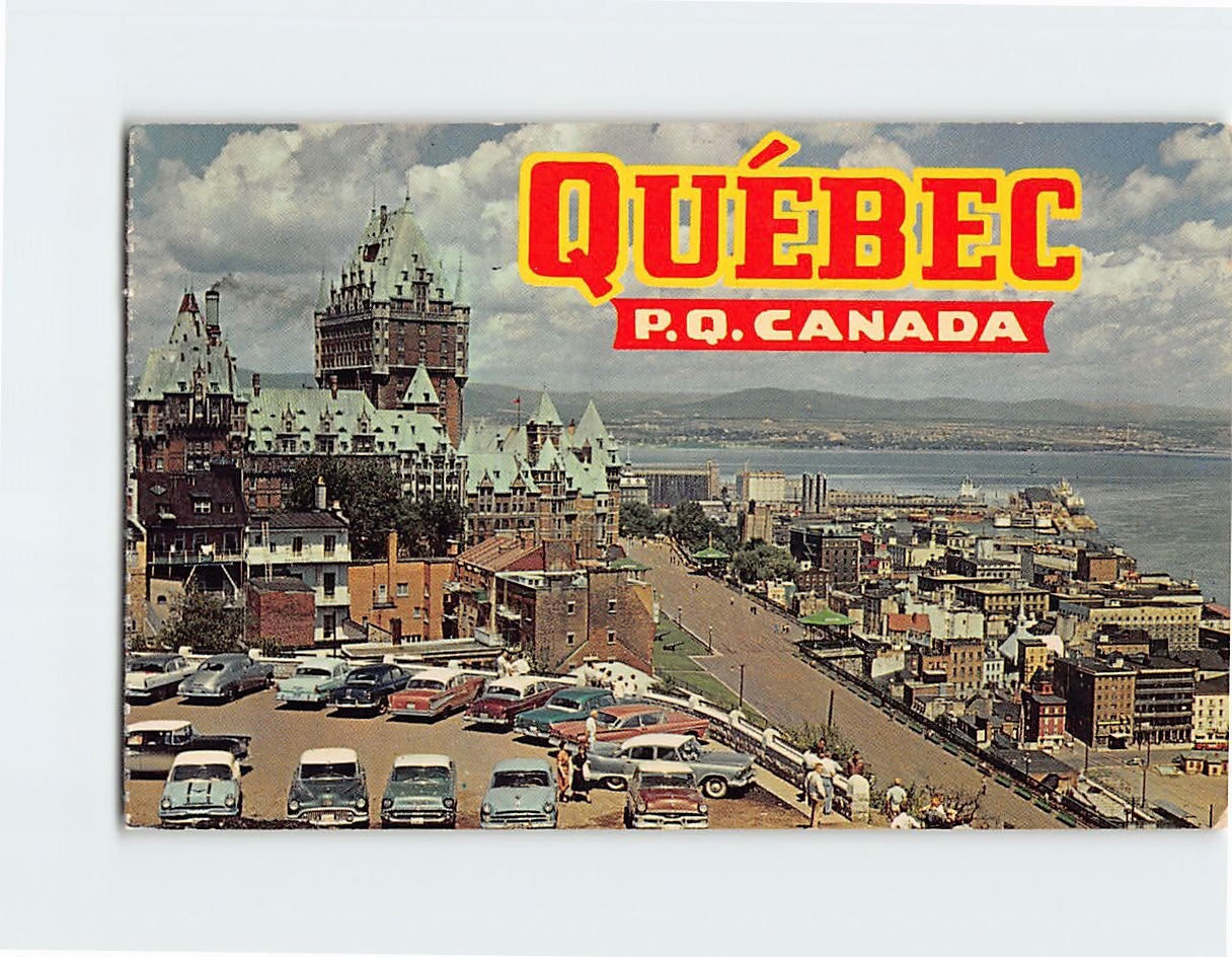 Postcard View from the Citadel Quebec Canada