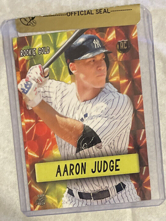 Aaron Judge Rookie Gold 2013 Top Deck Yankees Baseball Card ACEO RC