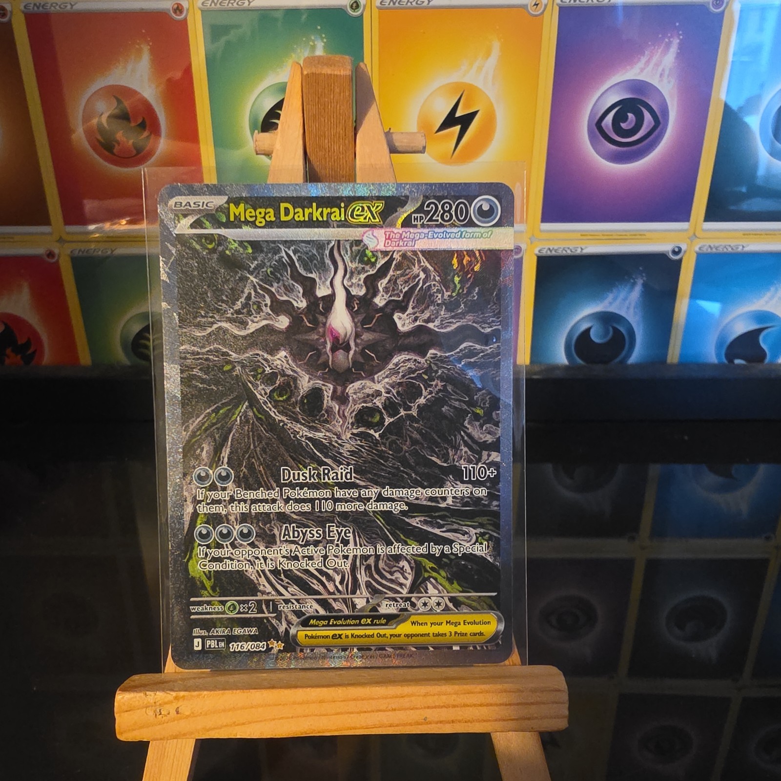 Mega Darkrai EX SIR 116/084 Pokémon TCG Pitch Black Mega Darkrai EX SIR 116/084 Pokémon TCG Pitch Black