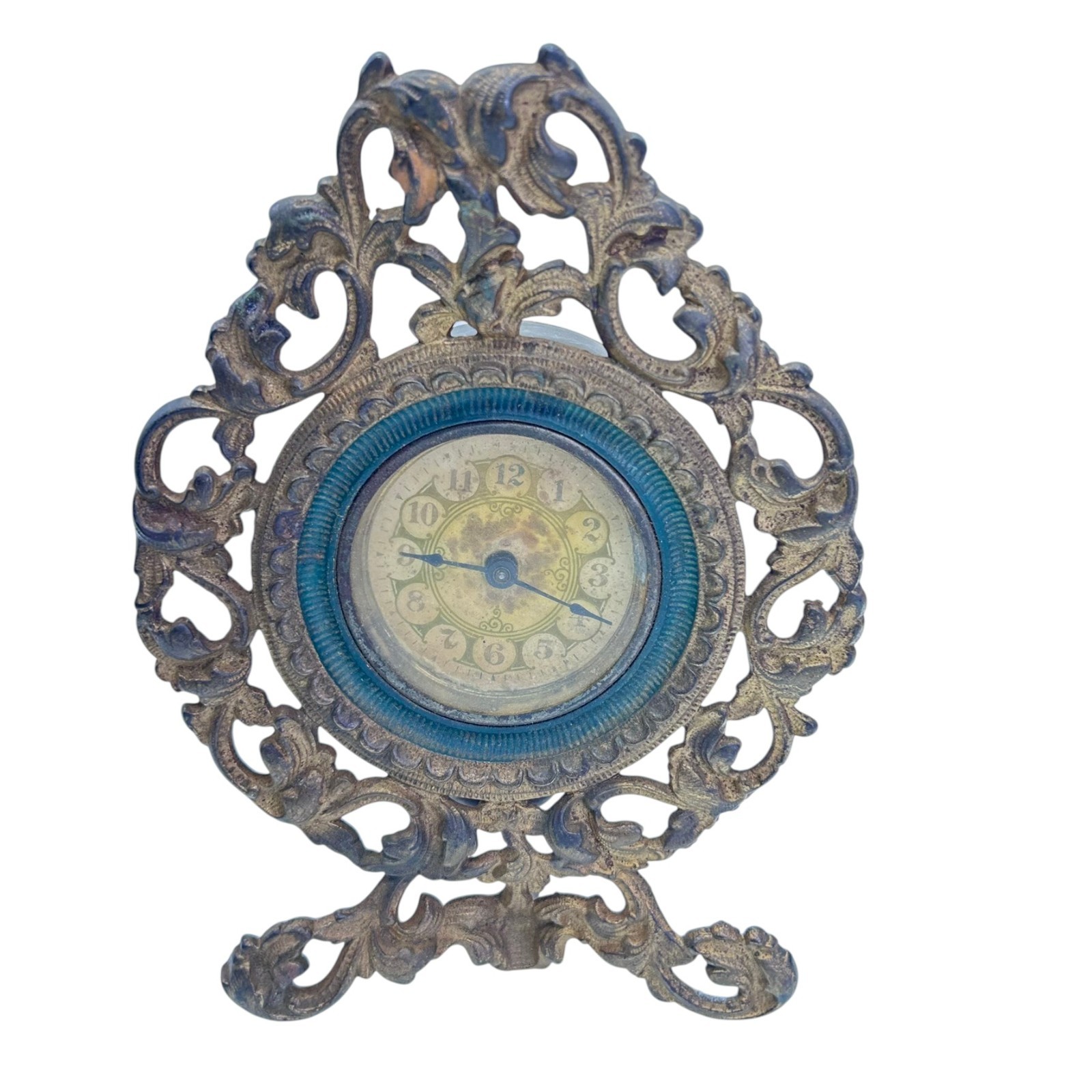 Antique Ornate Early Westclox Champion Keywound Victorian Shelf Mantle Clock Antique Ornate Early Westclox Champion Keywound Victorian Shelf Mantle Clock