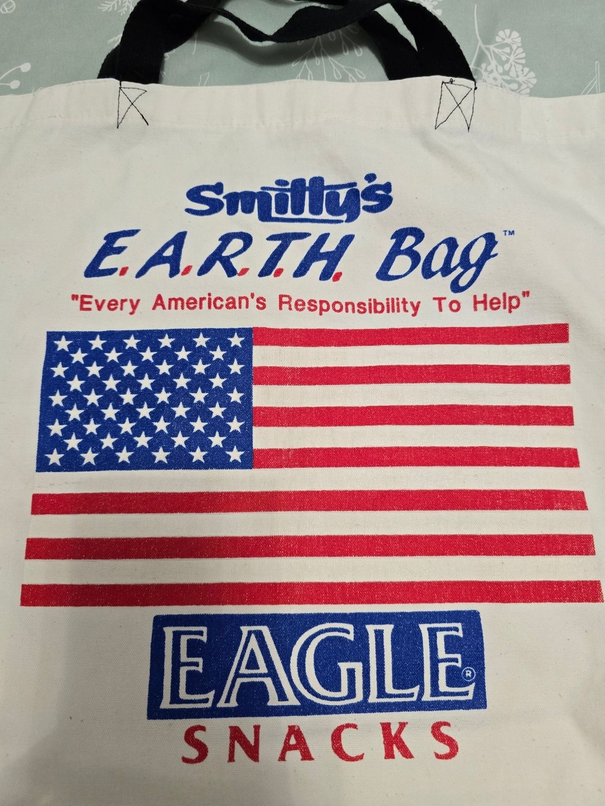 RARE Vintage Smittys Arizona EARTH Bag Cotton Tote Fred Meyer Fry\'s Coke Eagle RARE Vintage Smittys Arizona EARTH Bag Cotton Tote Fred Meyer Fry\'s Coke Eagle