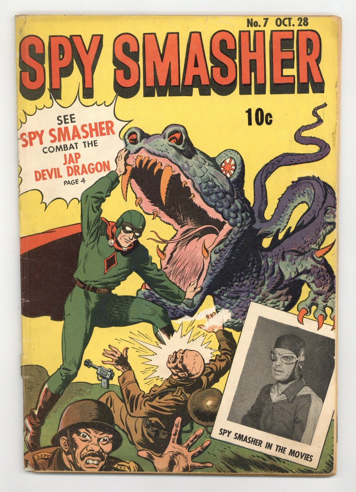 Spy Smasher #7 GD+ 2.5 RESTORED 1942