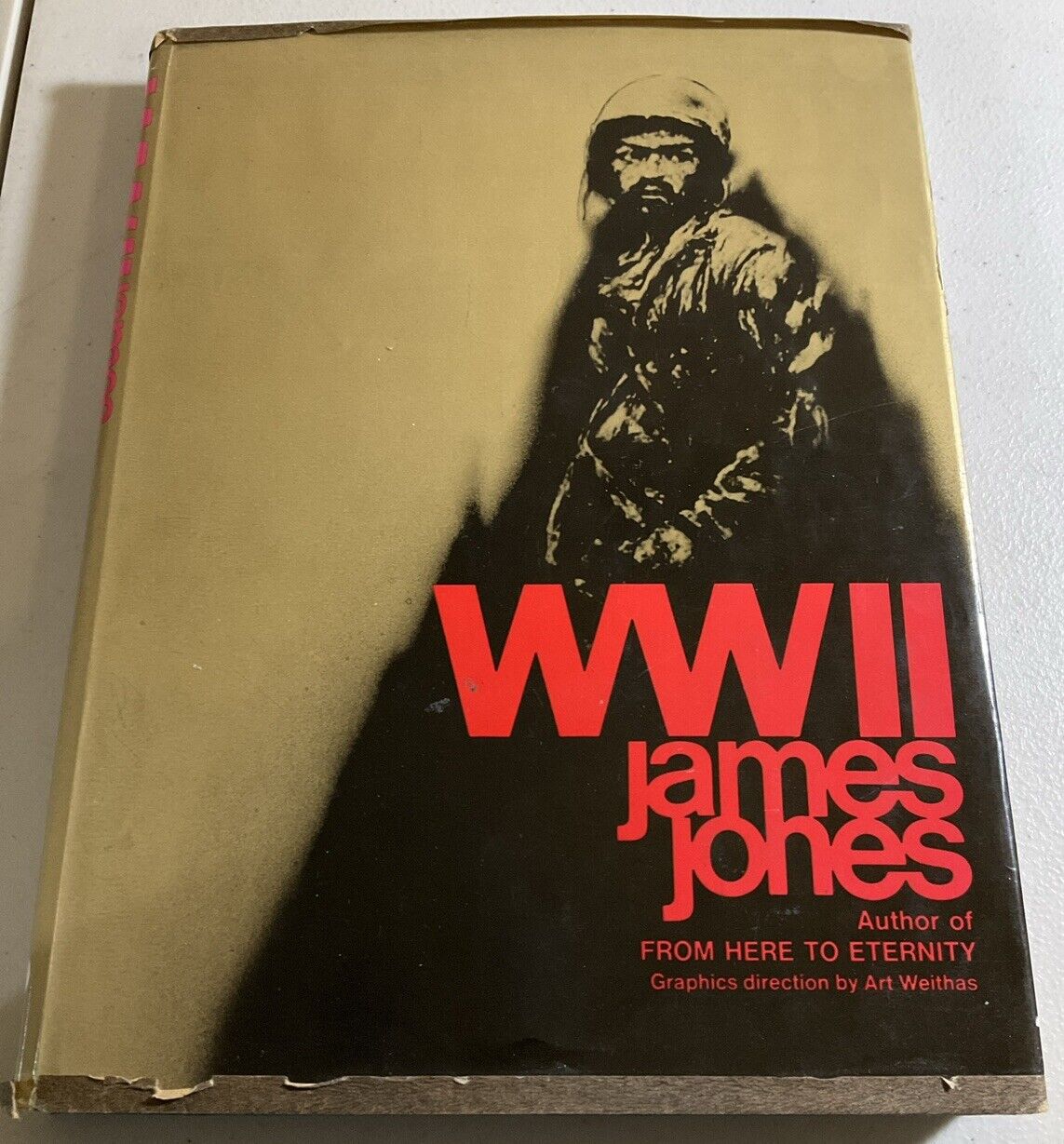 WWII James Jones 1975 Art Weithas First Ballantine Books Edition Oct 1976 - HC