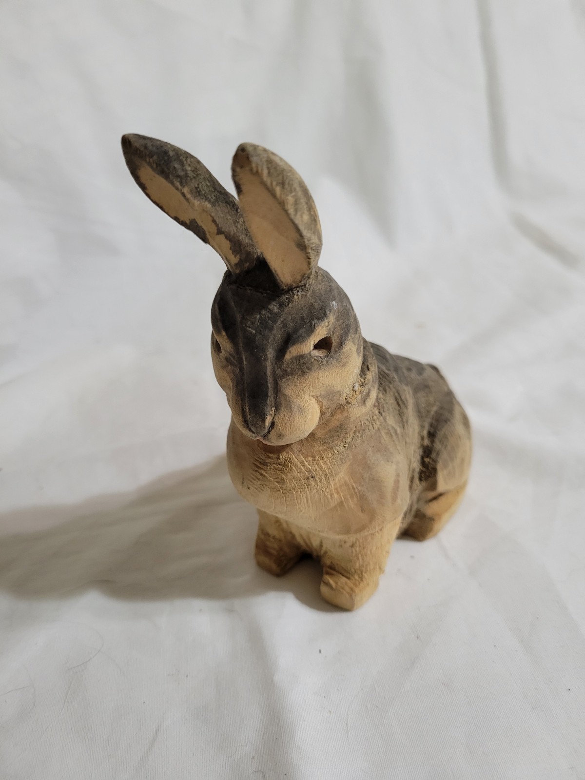 Vntg Hand Carved Rabbit 5 Vntg Hand Carved Rabbit 5