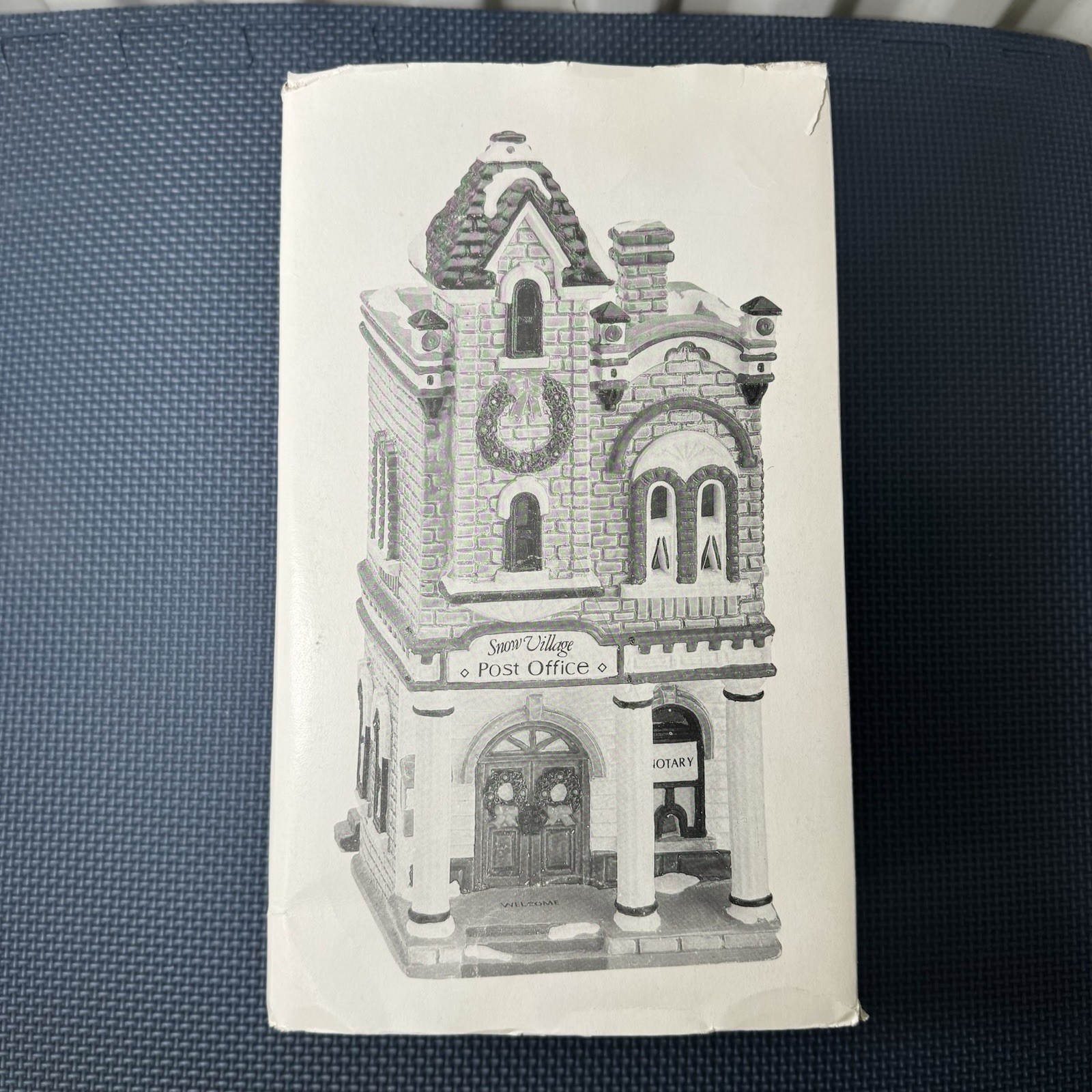 Department 56 Snow Village 1992 “Village Post Office” #5422-4 RETIRED Lighted