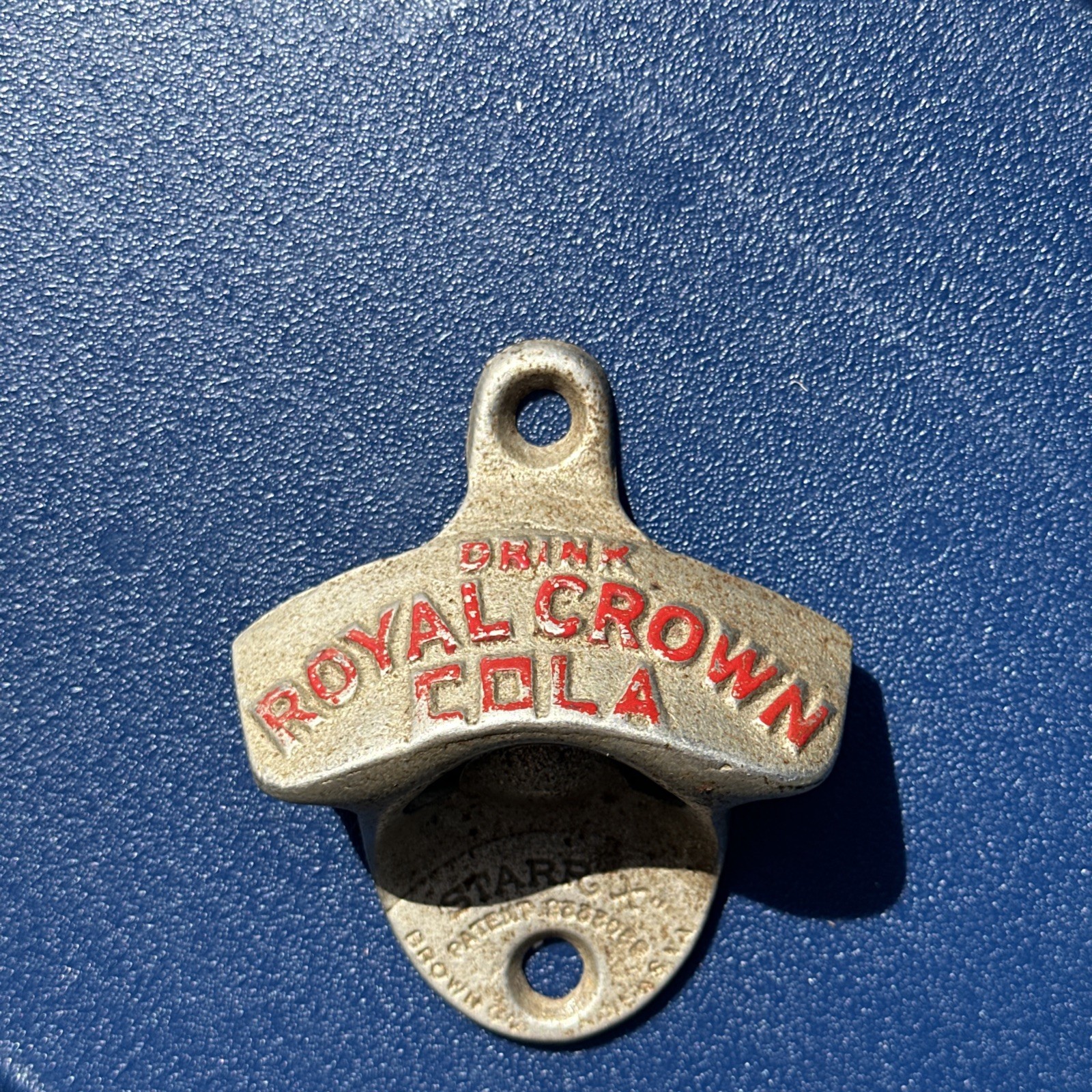 VERY RARE Drink Royal Crown Cola Wall Mount Bottle Opener 1940’s - 1950’s VERY RARE Drink Royal Crown Cola Wall Mount Bottle Opener 1940’s - 1950’s