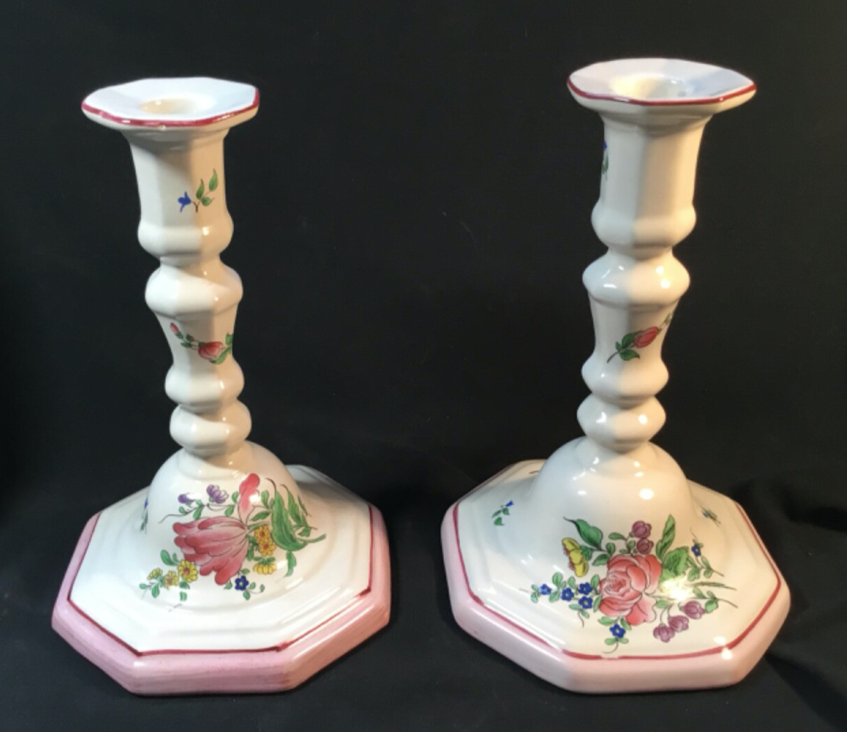 K&G Luneville, France Candleholders in the “Reverbere” design , Nice Pair K&G Luneville, France Candleholders in the “Reverbere” design , Nice Pair