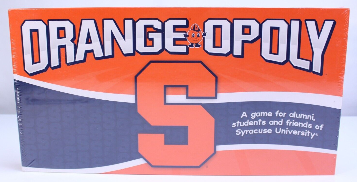 Late For The Sky Orange-oploy Syracuse University New SU Made USA NCAA Monoploly