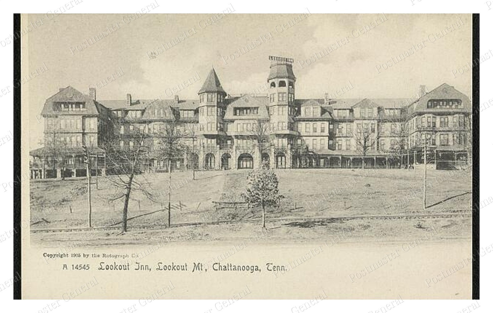 Chattanooga Tennessee Lookout Inn Standard Postcard COPY RPPC Chattanooga Tennessee Lookout Inn Standard Postcard COPY RPPC