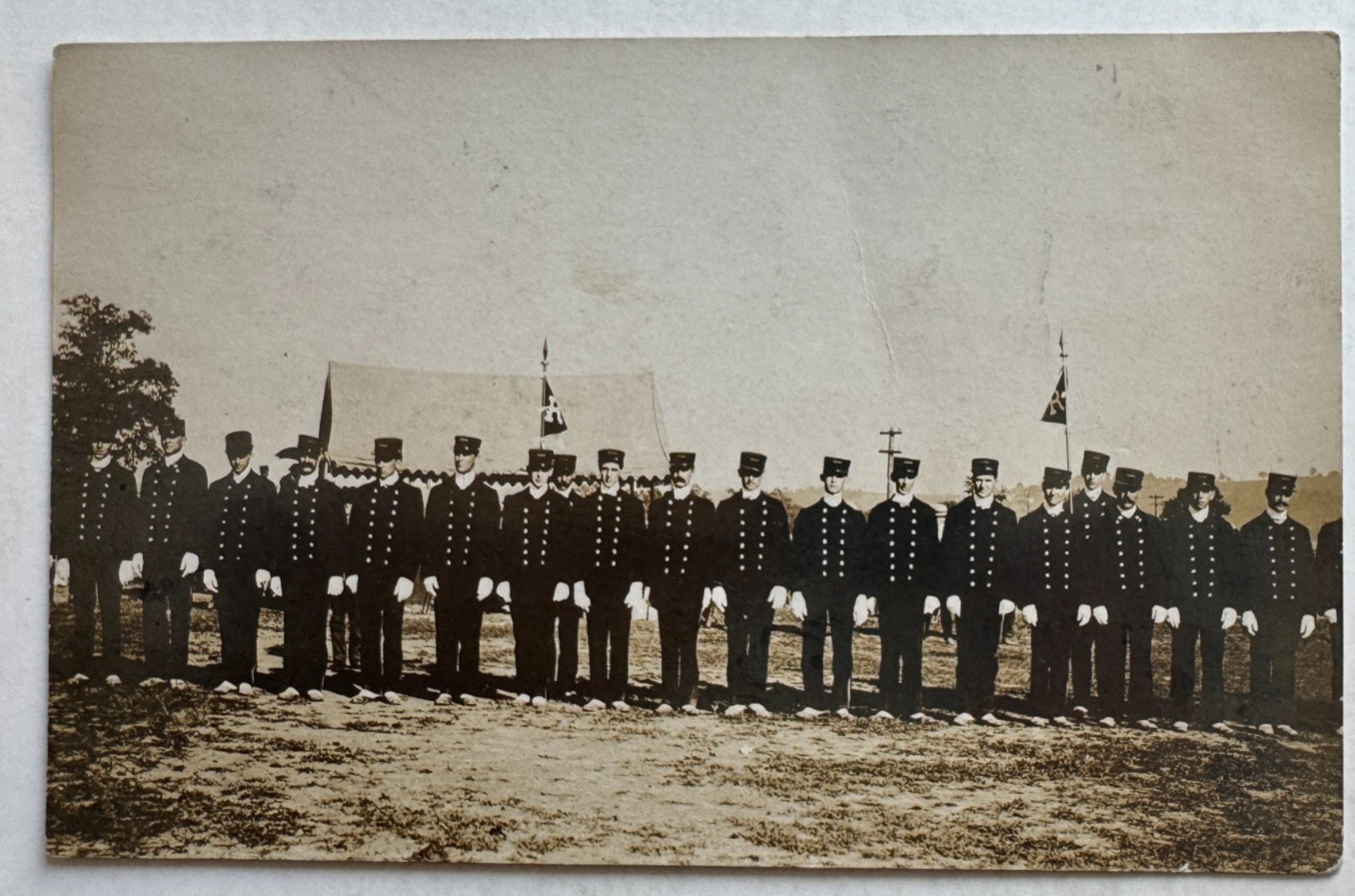 1908 RPPC Postcard Curwensville Pennsylvania FD 1908 RPPC Postcard Curwensville Pennsylvania FD