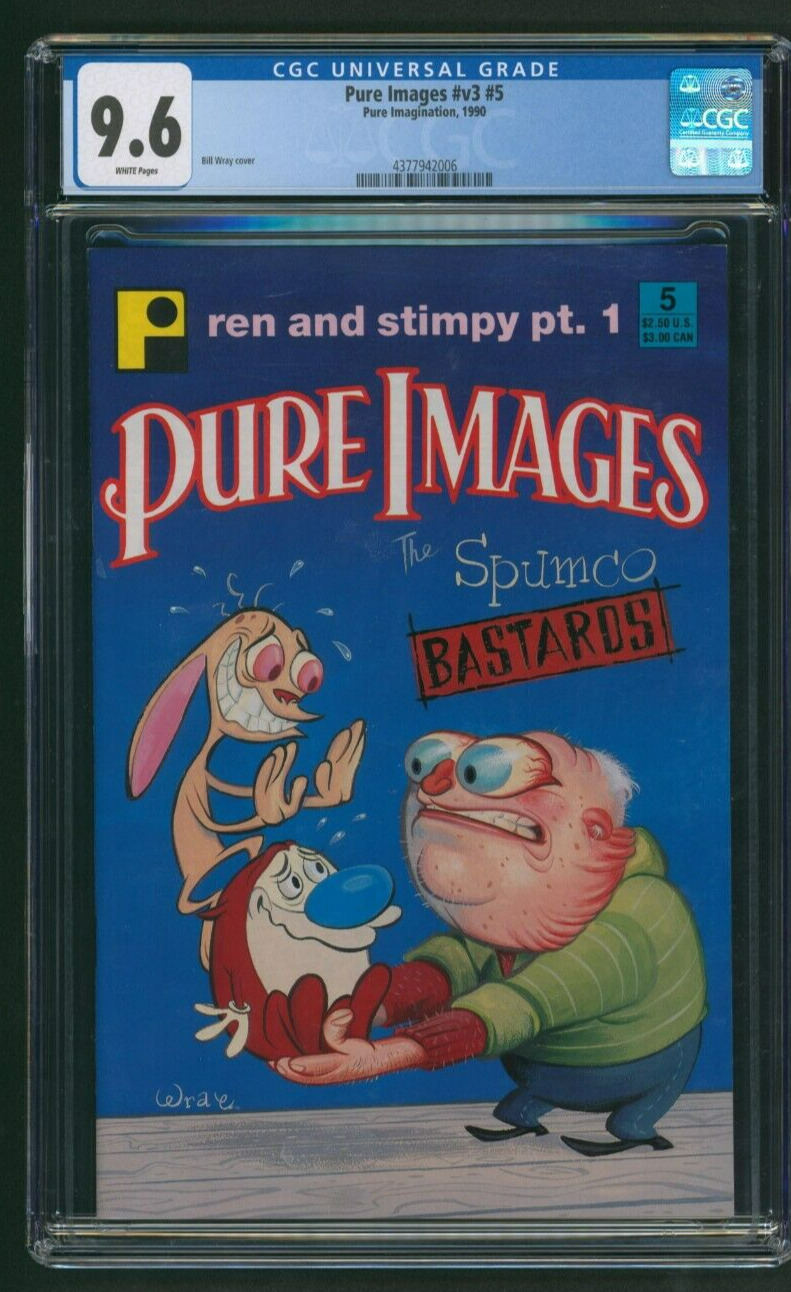 Pure Images #5 CGC 9.6 1st Appearance Ren and Stimpy Pure Imagination Comic 1992