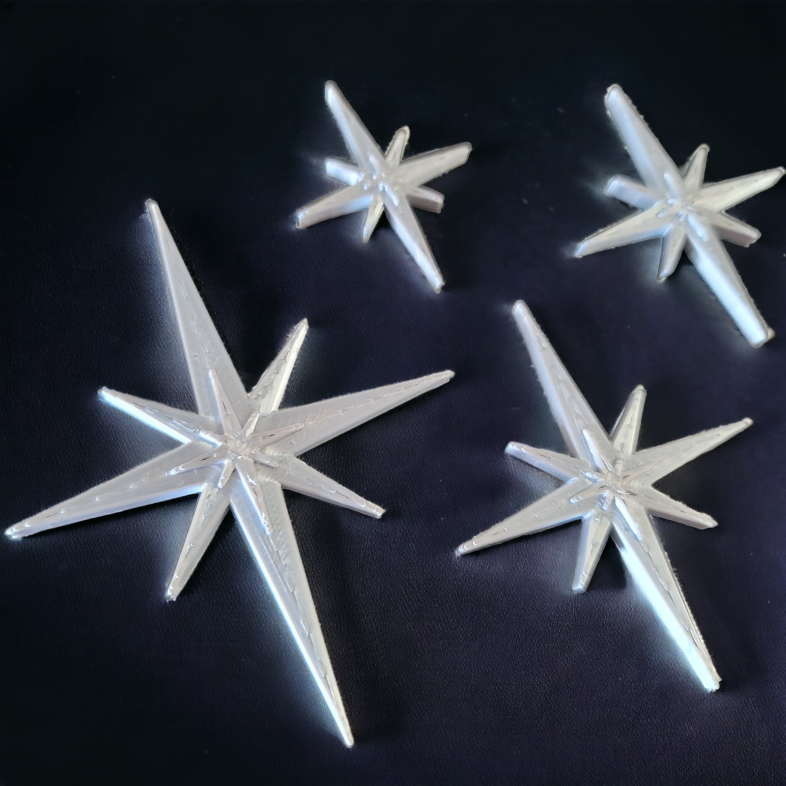 Midcentury Modern Vintage Style Atomic Starburst Fridge Magnets MCM Decor 60s