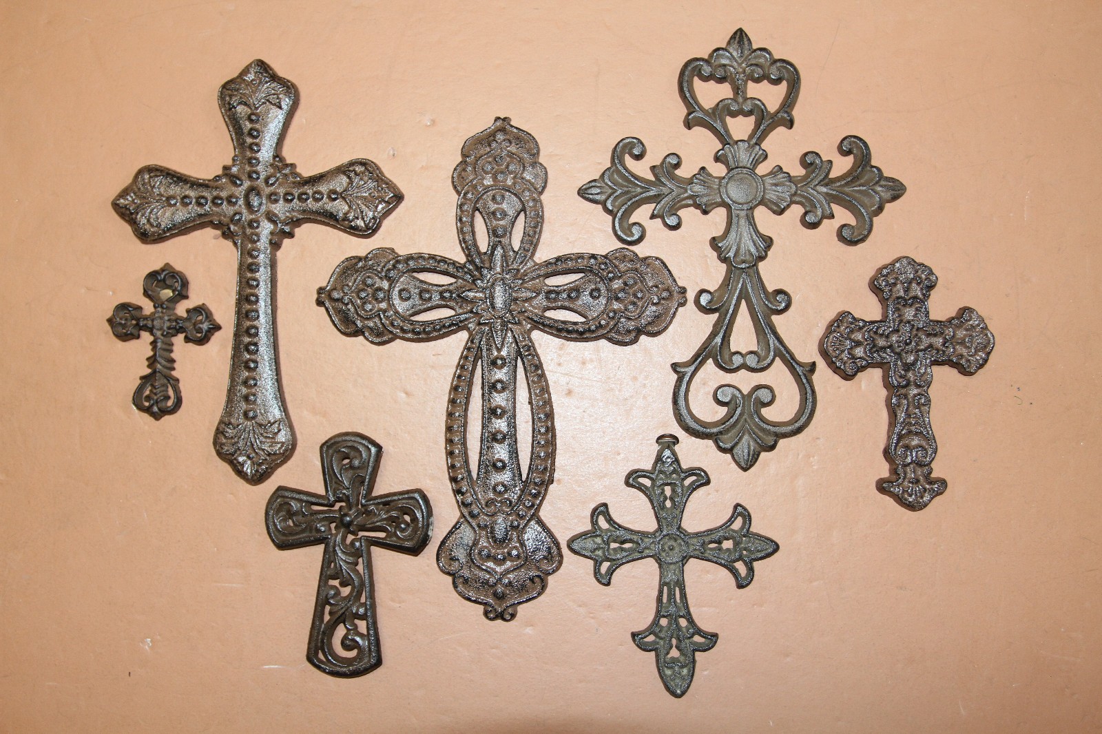7 Metal Crosses,SAN ANTONIO,Collection,All Occasion Gifts,Cross Wall Display 7 Metal Crosses,SAN ANTONIO,Collection,All Occasion Gifts,Cross Wall Display