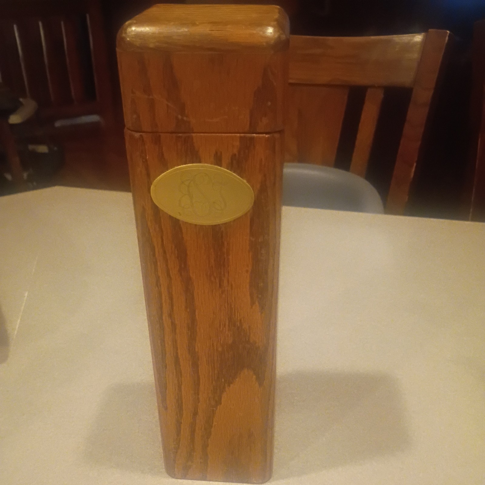 Vintage 1950’s Fireplace matches Holder Strike Mid Century Wood Vintage 1950’s Fireplace matches Holder Strike Mid Century Wood