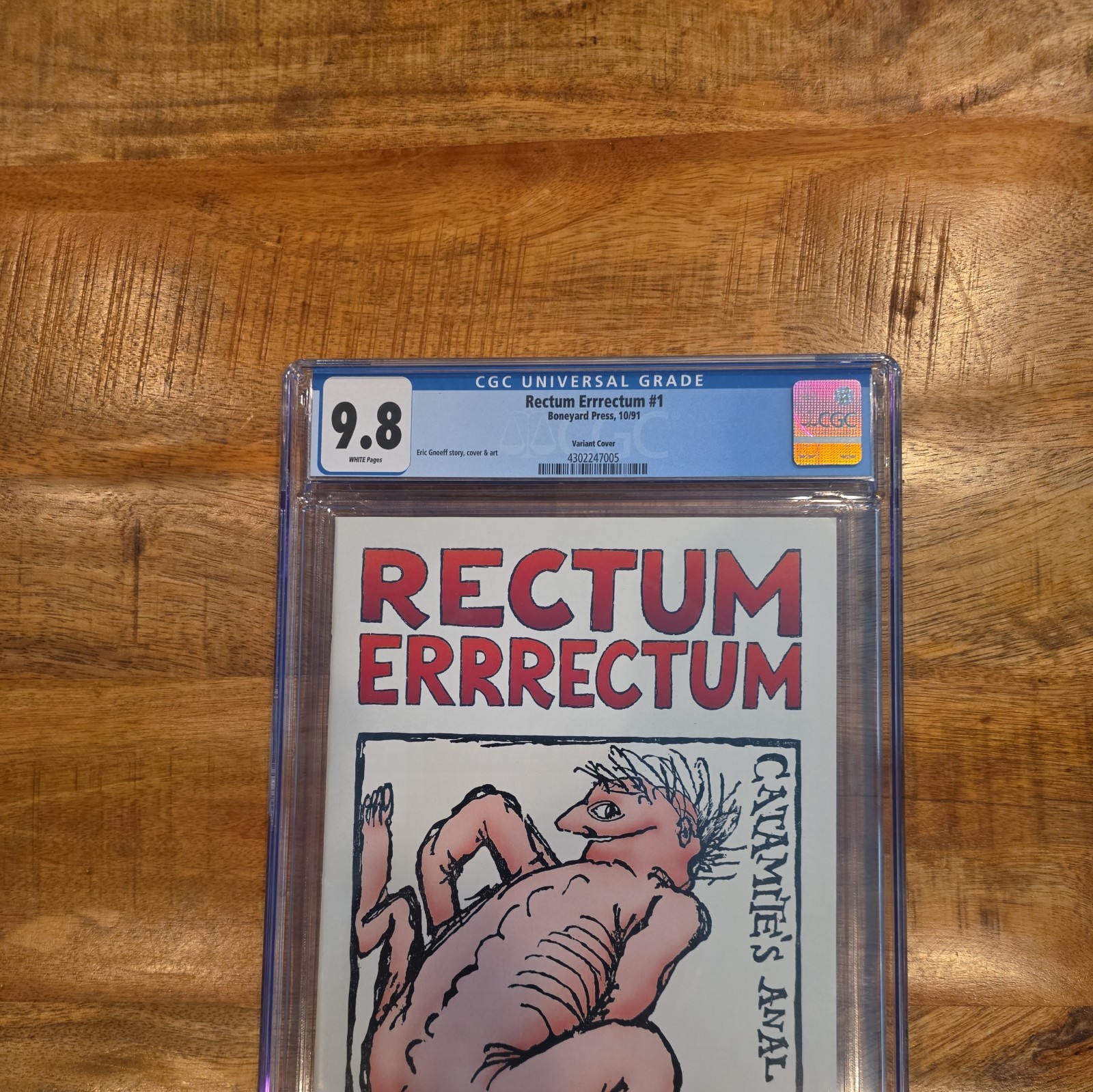 Rectum Errrectum #1 by Boneyard Press CGC 9.8 Rectum Errrectum #1 by Boneyard Press CGC 9.8