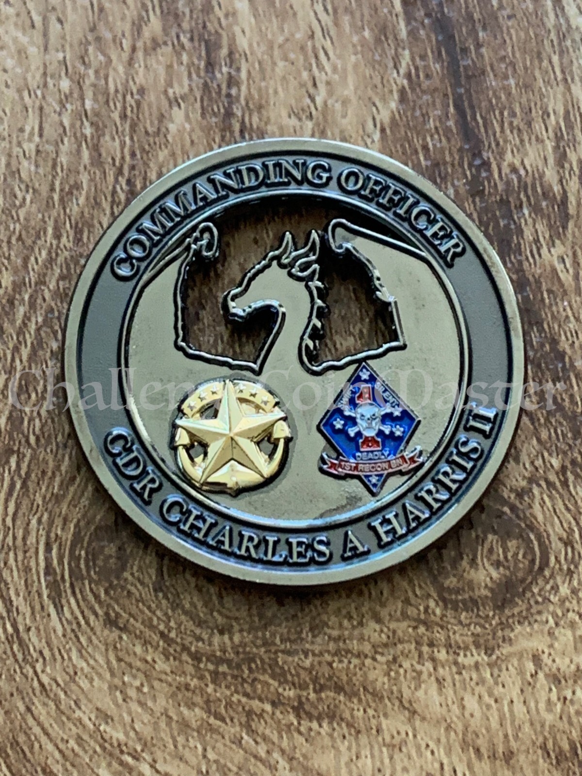 E25 USS Howard Commanding Officer CDR Charles Harris II Challenge Coin E25 USS Howard Commanding Officer CDR Charles Harris II Challenge Coin