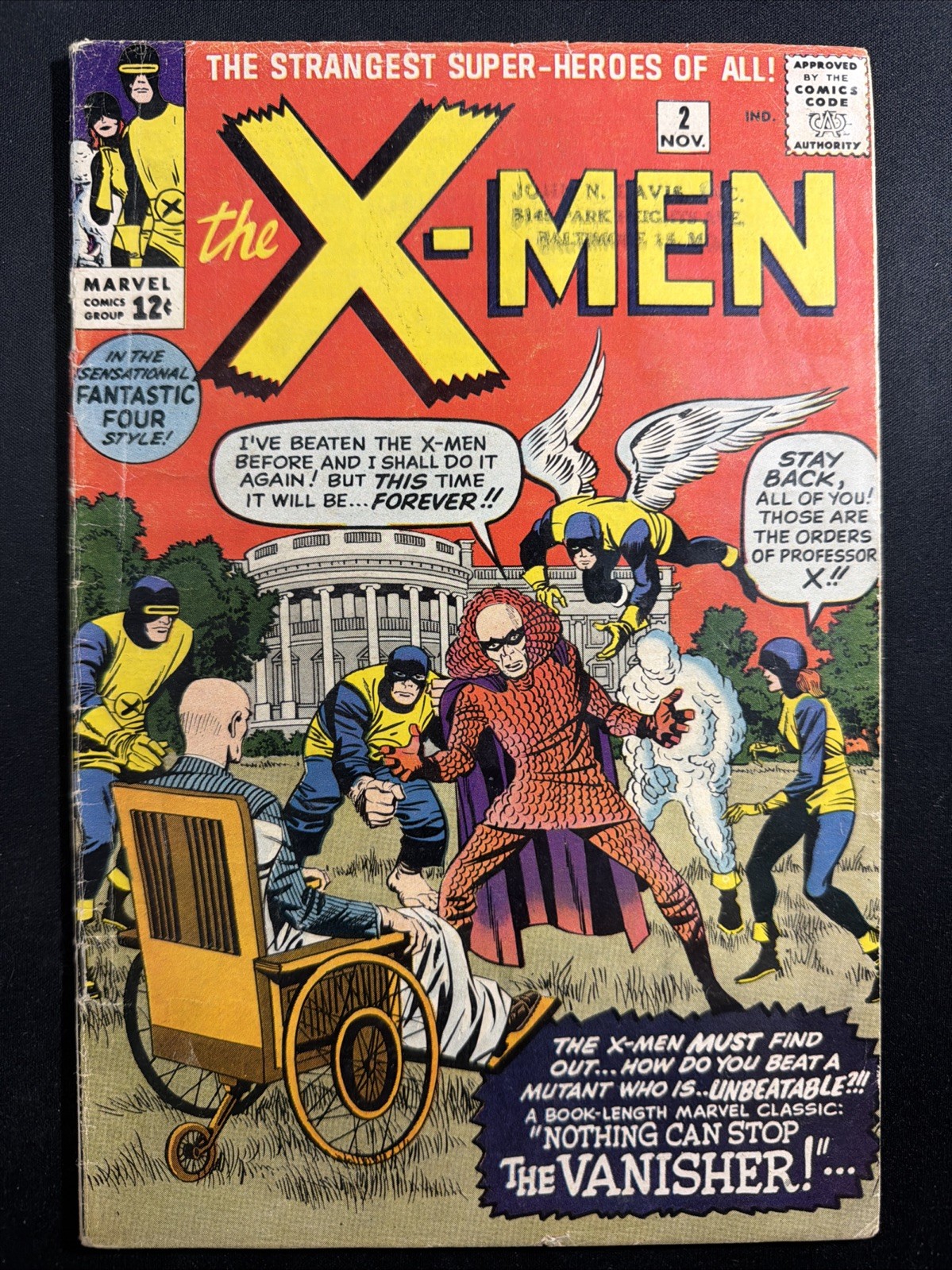 X-Men #2 1963 Marvel Comics 1st Print Silver Age Comic Good/VG *A18