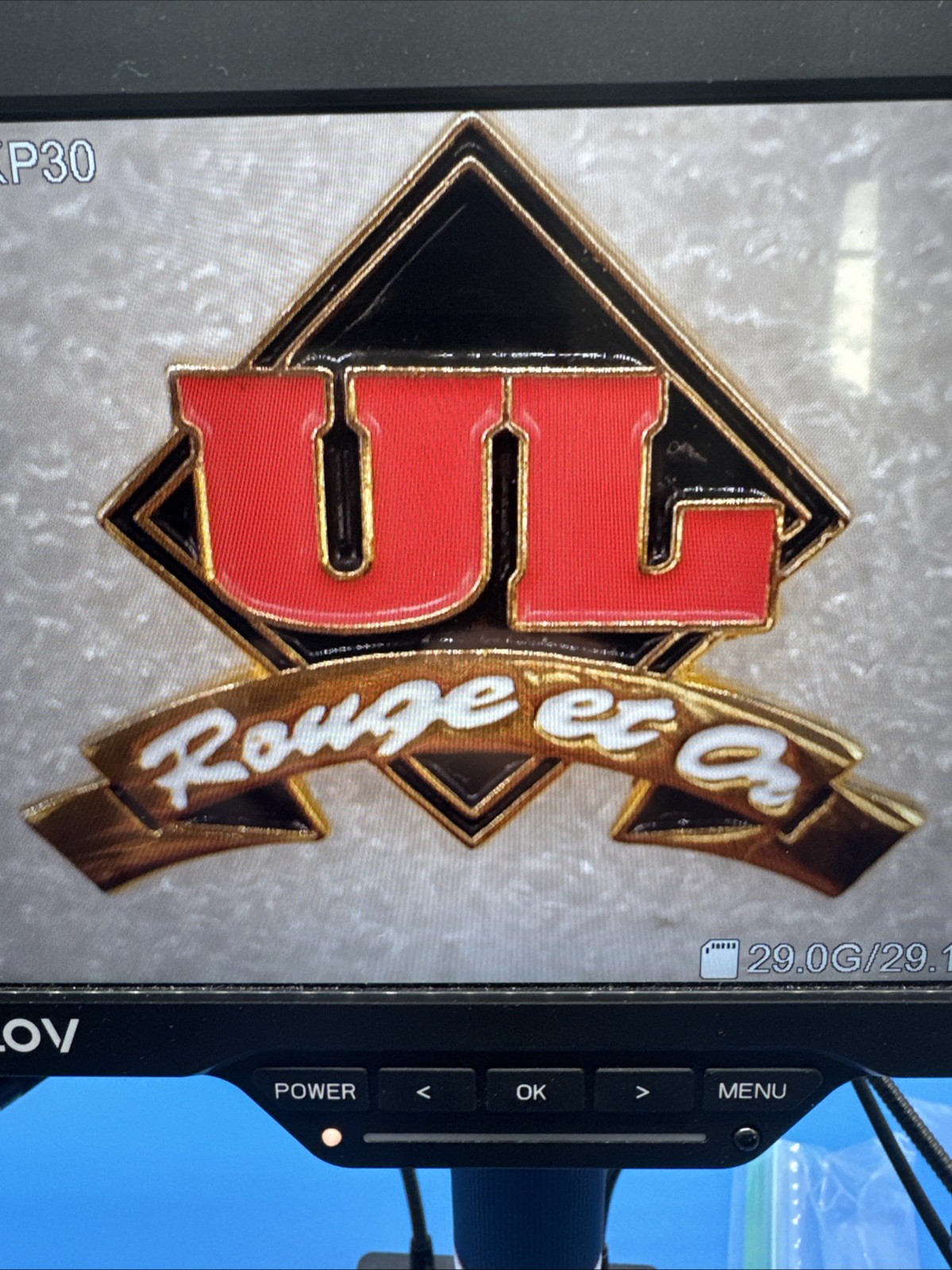 Laval Rouge et Or Lapel Pin Vintage Varsity Sports UL Laval Rouge et Or Lapel Pin Vintage Varsity Sports UL