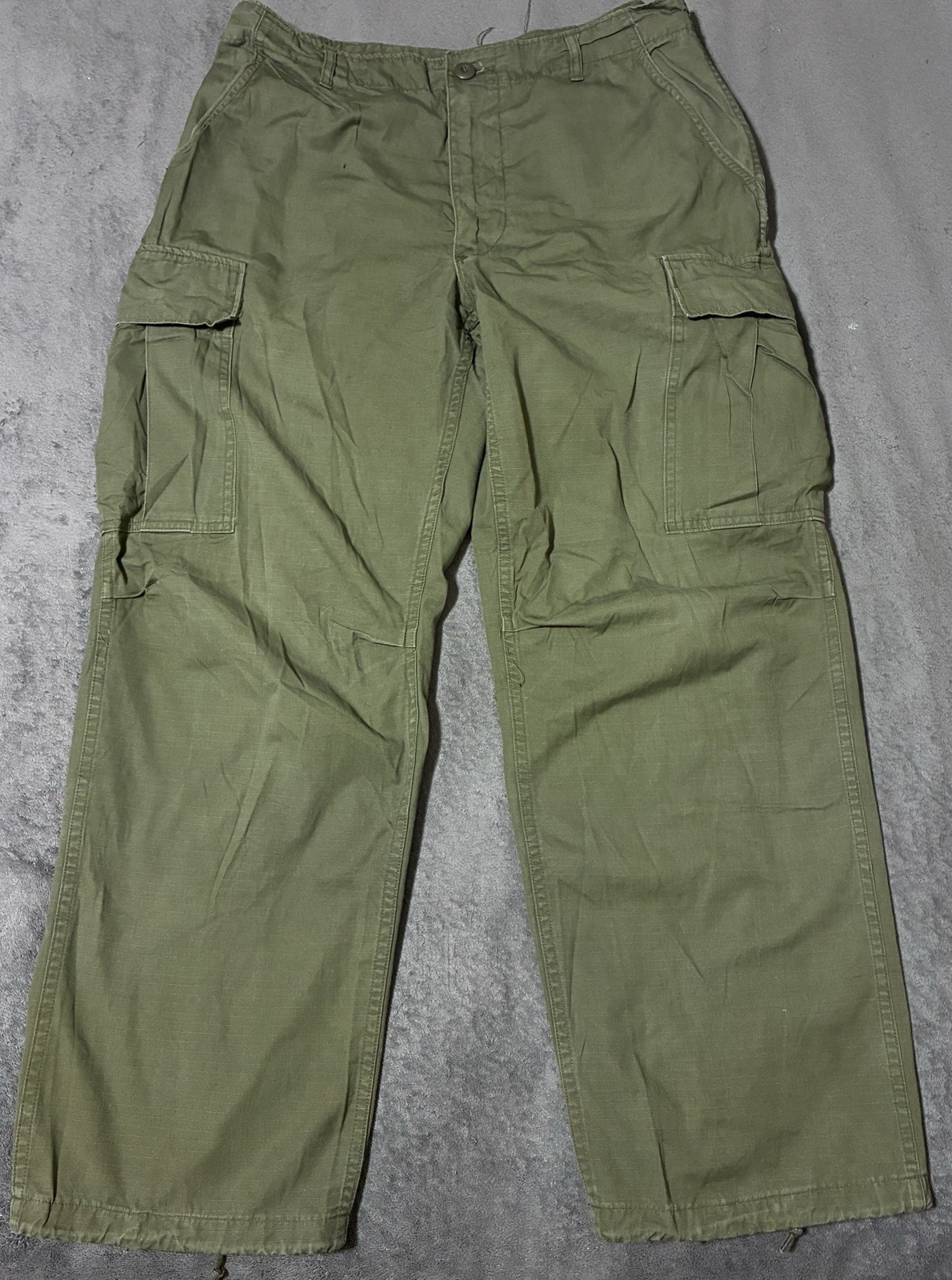 Vintage 60s Military Pants Medium Poplin OG Jungle Vietnam Cargo Cotton Vintage 60s Military Pants Medium Poplin OG Jungle Vietnam Cargo Cotton