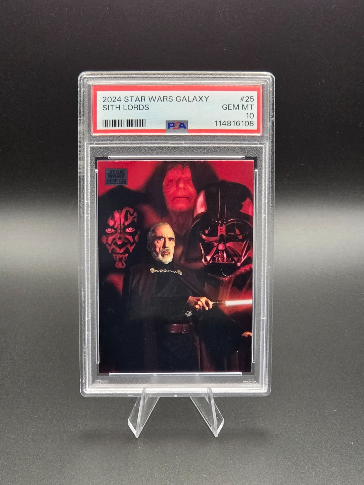 2024 Topps Chrome Star Wars Galaxy Sith Lords PSA 10 2024 Topps Chrome Star Wars Galaxy Sith Lords PSA 10