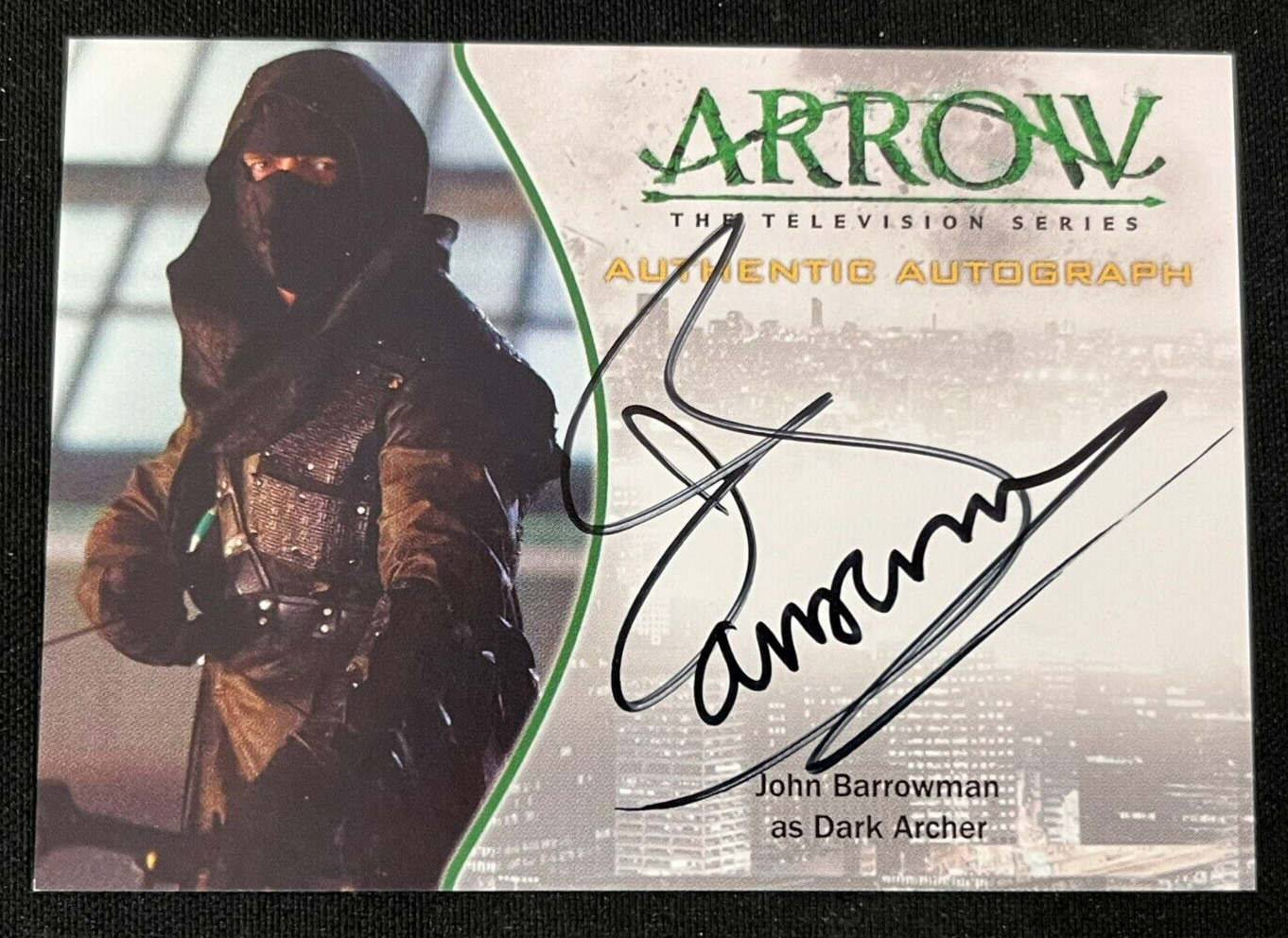 2014 Cryptozoic Arrow John Barrowman Dark Arrow A11b Autograph Card AA