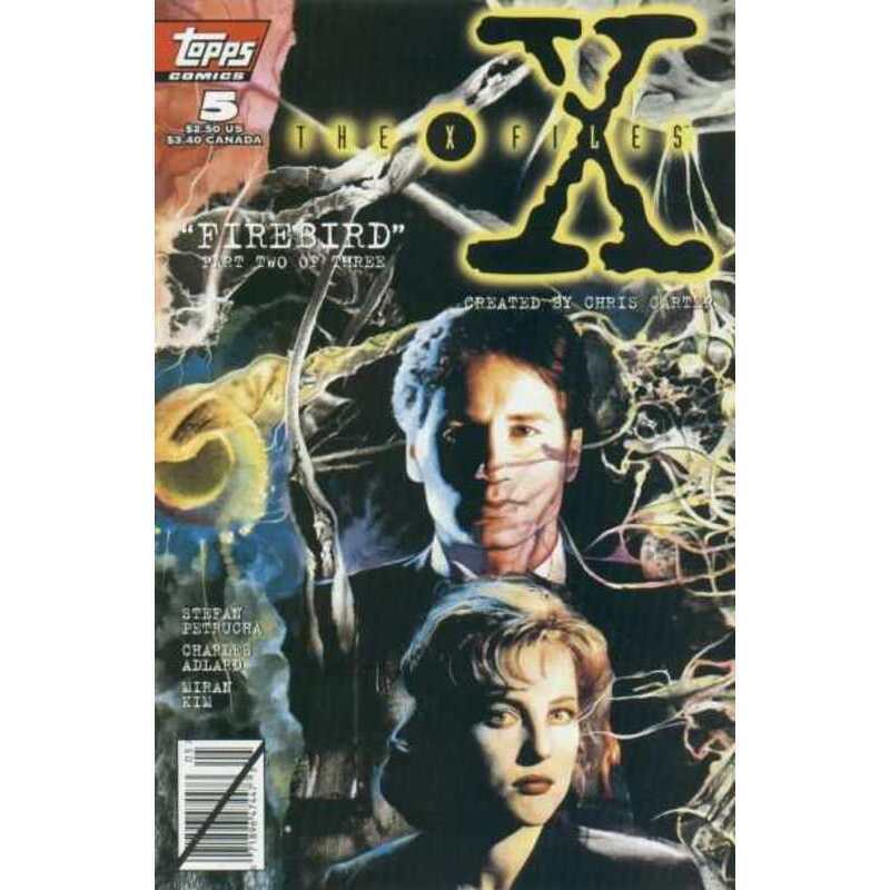 X-Files (1995 series) #5 in Near Mint condition. Topps comics [i*