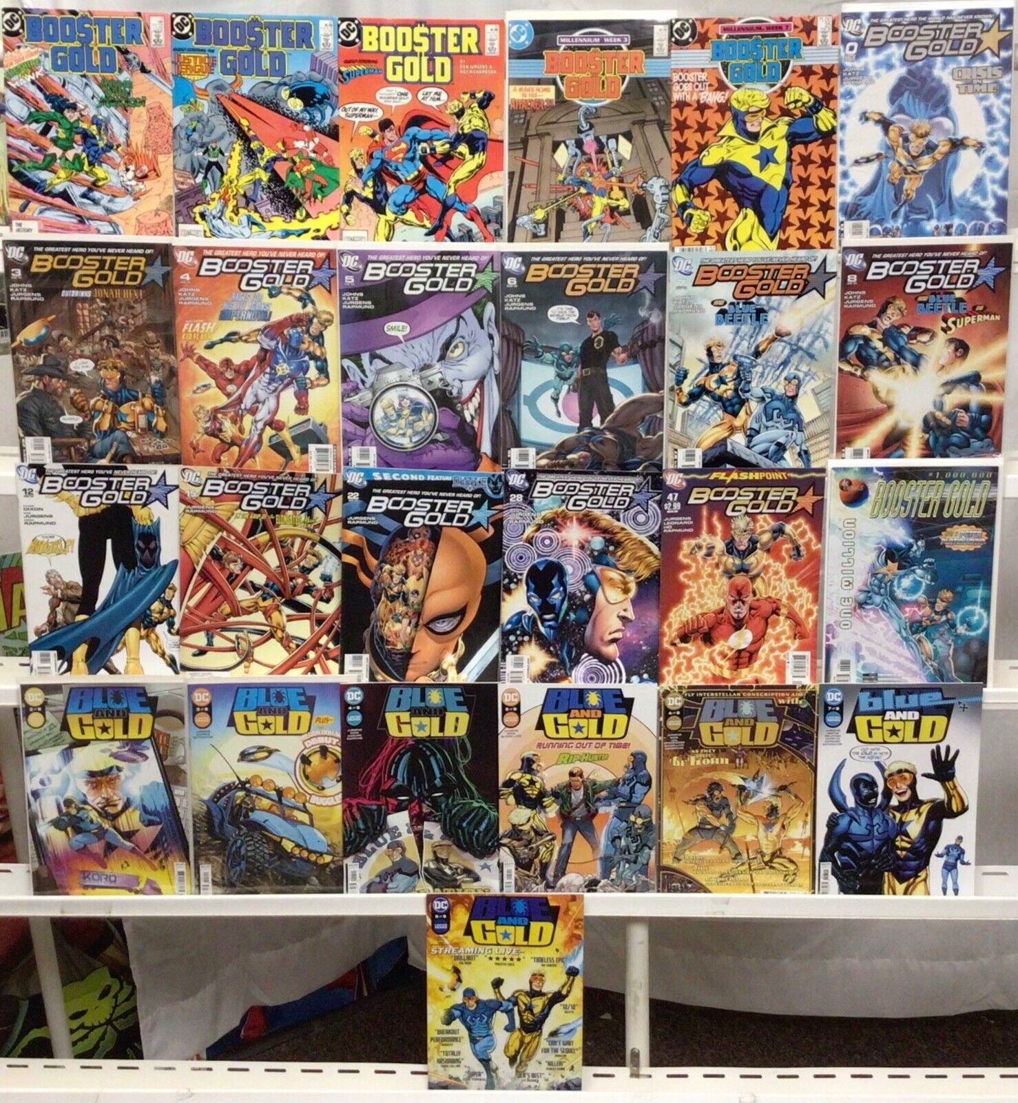 DC Comics Booster Gold Comic Book Lot of 25 Issues