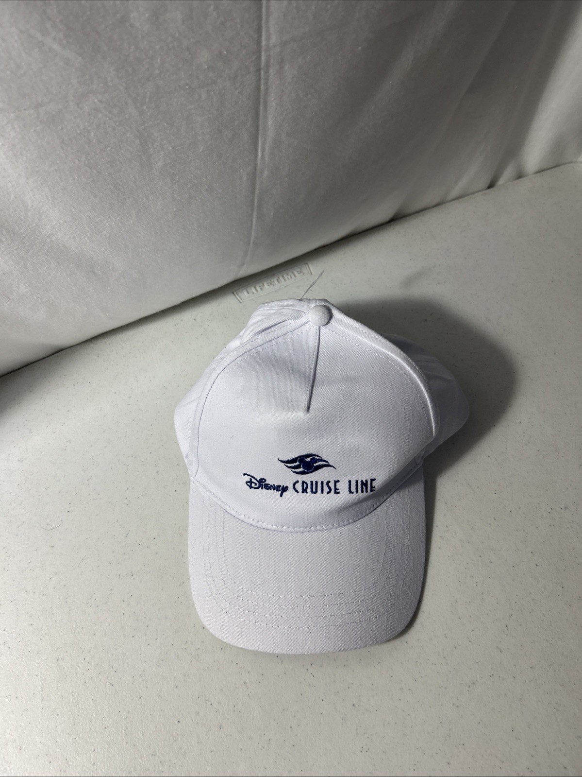 Disney Cruise Line Adjustable Strap White Hat