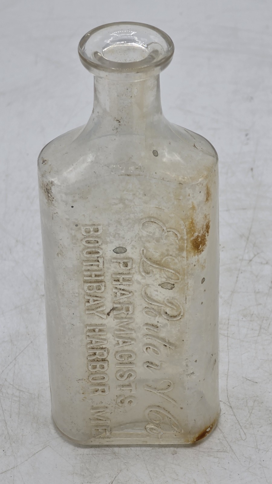 E L Porter & Co Pharmacists Boothbay Harbor, ME 19th C. Antique Medicine Bottle E L Porter & Co Pharmacists Boothbay Harbor, ME 19th C. Antique Medicine Bottle