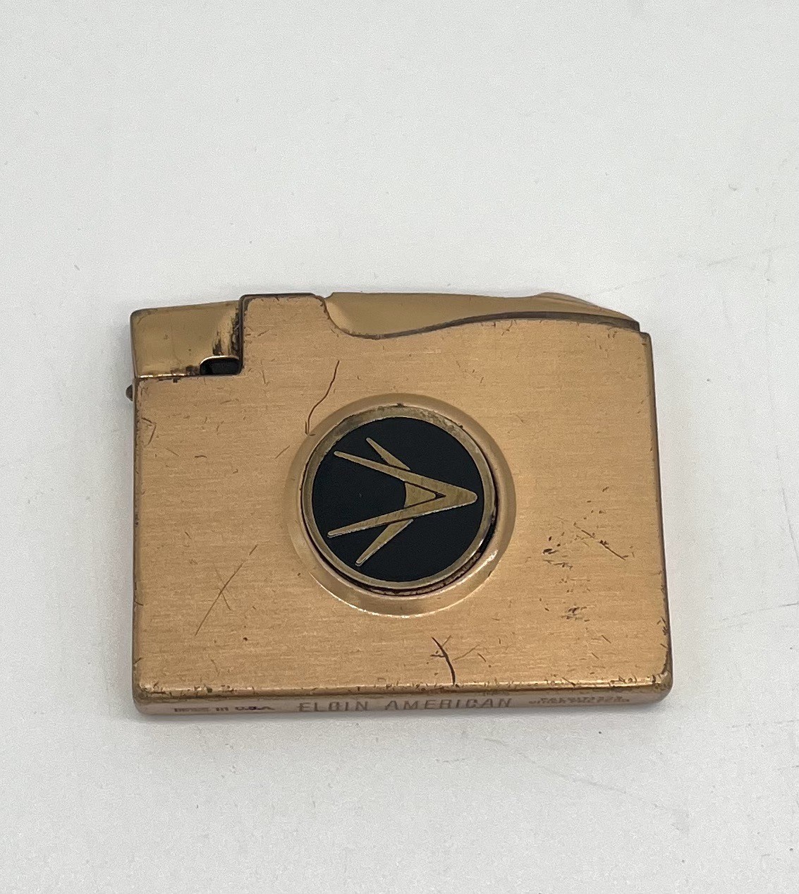 RARE Vtg Chrysler Dodge Forward Look Logo Elgin American Lighter Used Mopar RARE Vtg Chrysler Dodge Forward Look Logo Elgin American Lighter Used Mopar